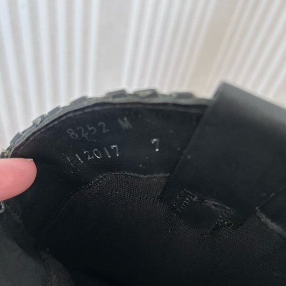 Vintage ACME Black Western Leather Fringe Cowboy Boots Women’s Size 7 Steel Tip - Picture 9 of 10